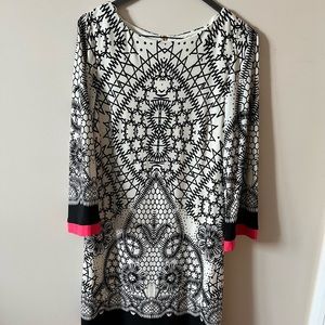 Eliza J Dress with Gold Hardware